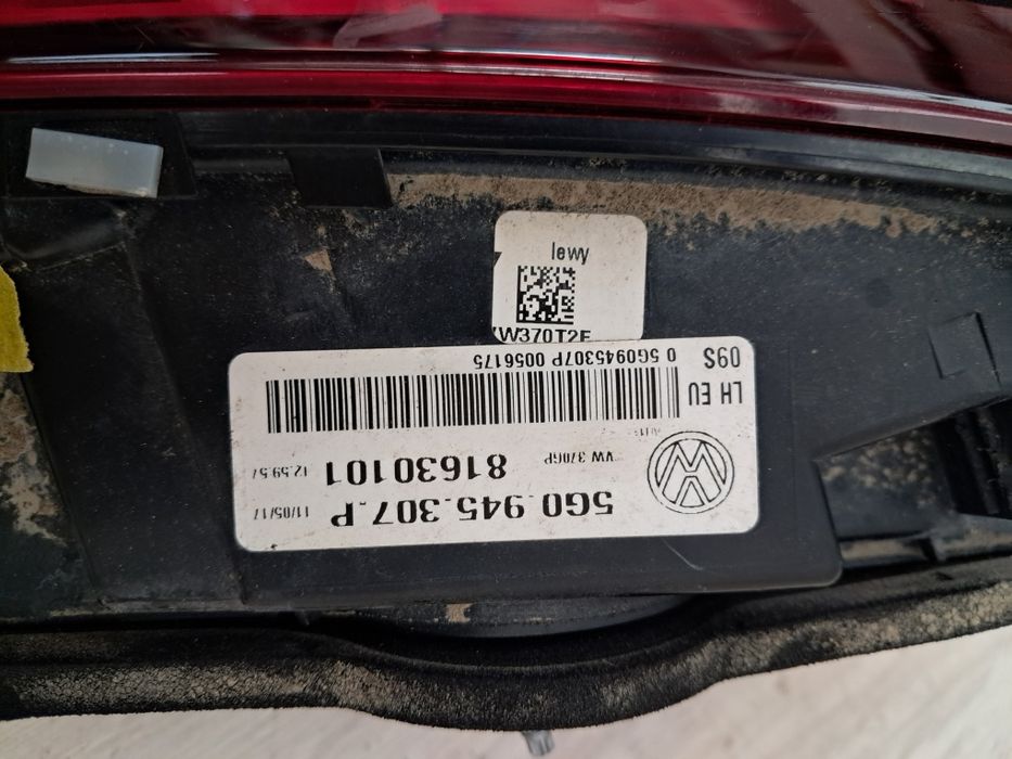 Стоп  Vw Golf 7 led