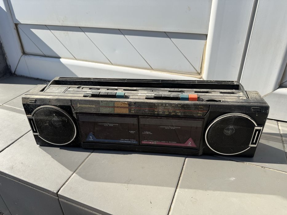 Radio-casetofon vintage International AK-21 – dublu casetofon