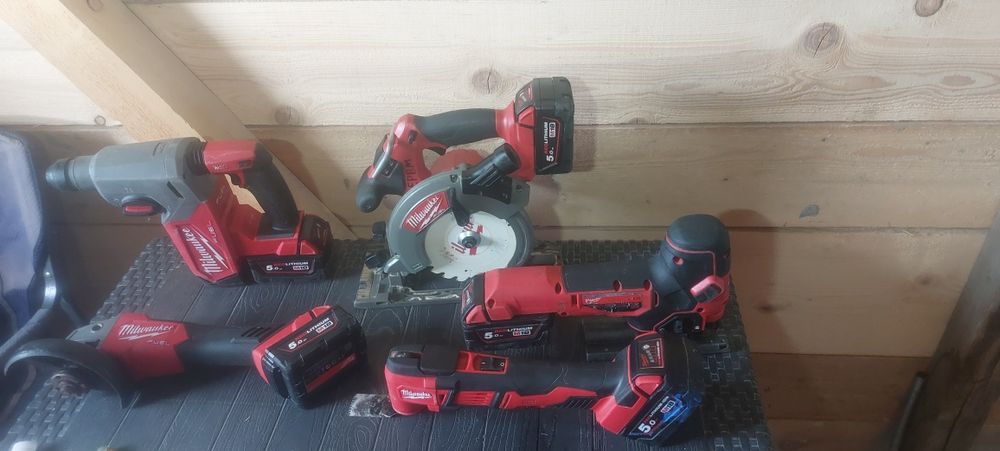 Milwaukee m18  circular  rotopercutor flex pendular  și multifuncțională