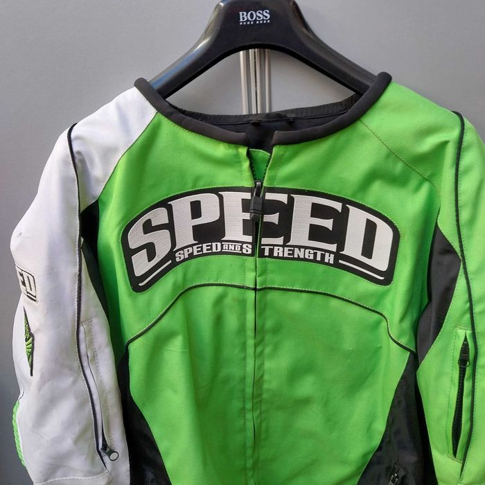 НАЙ ДОБРАТА ОФЕРТА Мъжко рокерско яке с протектори 2XL