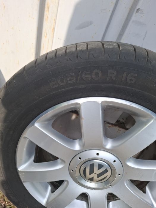 Jante VW + cauciucuri 205/55/16