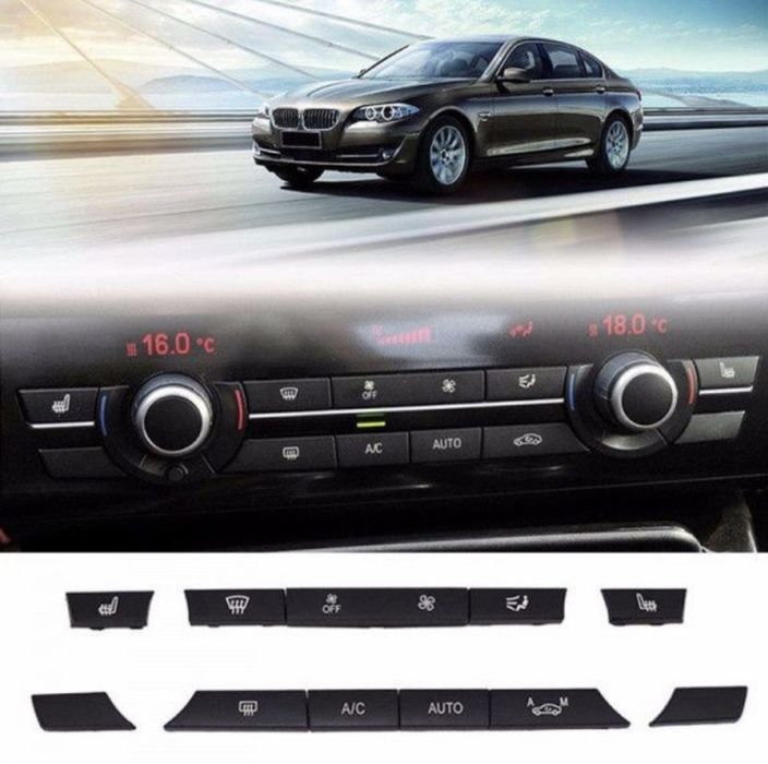 Set Butoane Buton panou clima Bmw Seria 5 7 F01 F02 F07 GT F10 F11