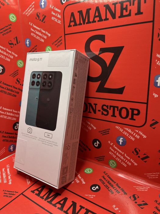 Motorola  G77(Sigilat )Amanet SZ Non Stop