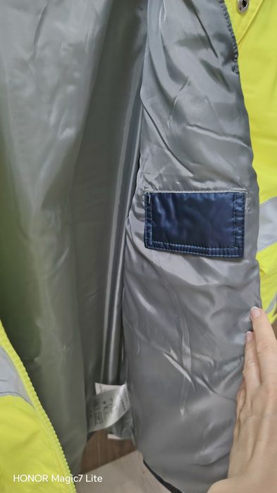 Geacă profesională cu benzi reflectorizante mărimea S