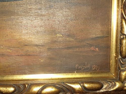 Pictura in ulei pe panza o lucrare semnata de o foarte bună calitate î