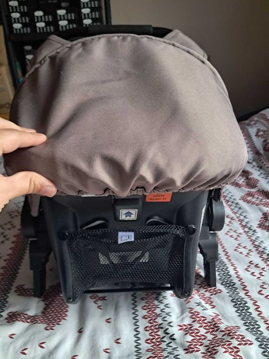 CHIPOLINO бебешко кошче столче за автомобил черно с кафяво КАТО НОВО