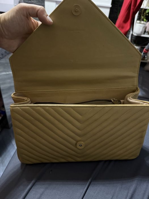 Дамска чанта от естествена кожа ysl