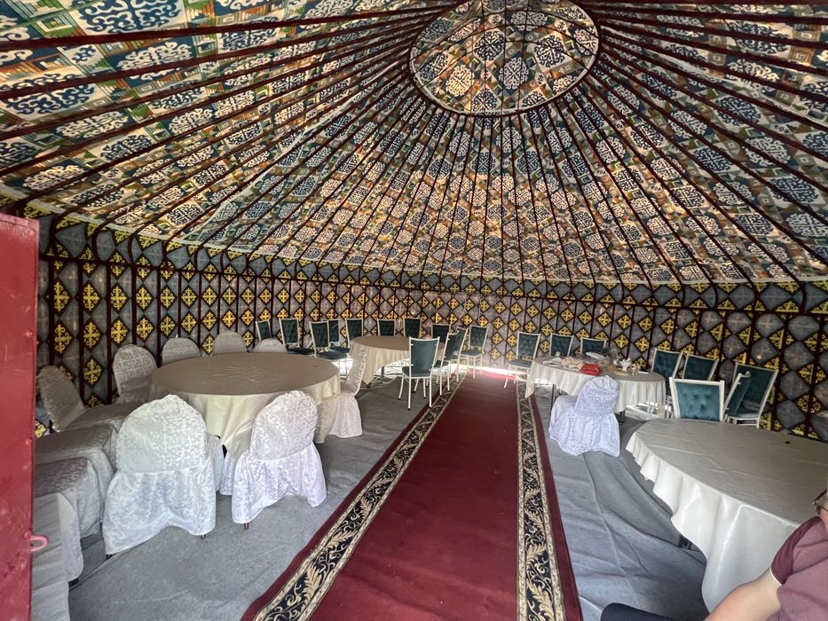 Аренда  юрта стол, стулья казан ошак и пасуды