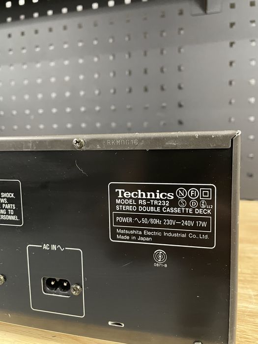 Technics rs-tr232 deck dublu cu autoreverse functional