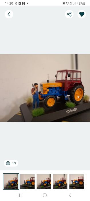 Diorama Utb 650 cu personaj