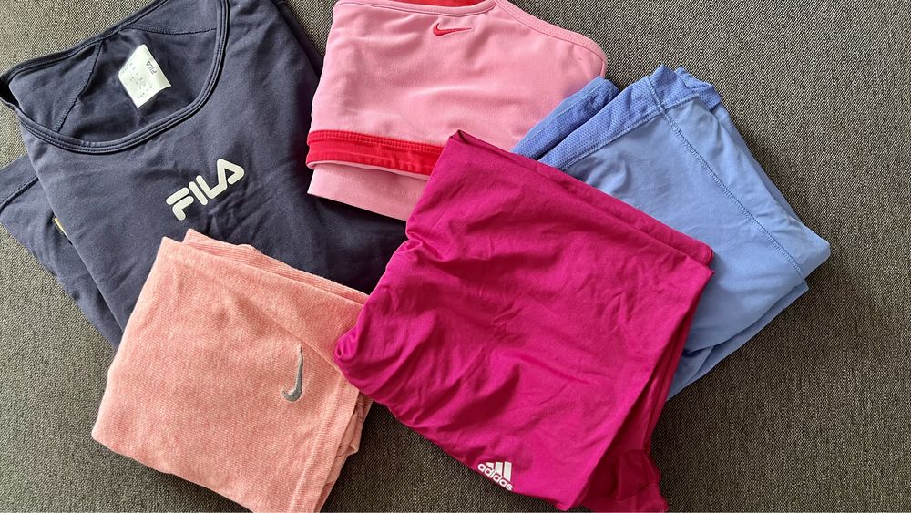 Спортни топове Nike, Fila, Adidas, H&M, размер S