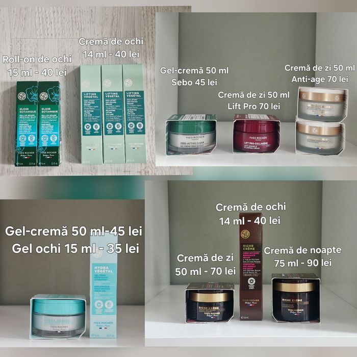 Set 6 sampoane Yves Rocher