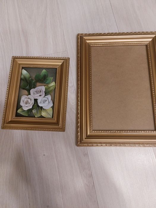 Фоторамкв размером А4 , красивое пано с розами