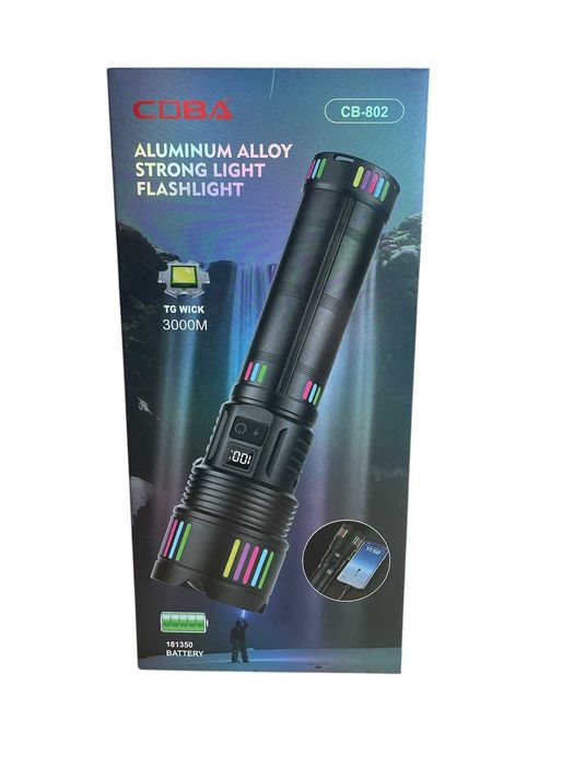 Голям мощен LED  фенер COBA CB-802