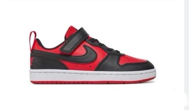 Nike COURT BOROUGH LOW RECRAFT червени маратонки 31.5номер