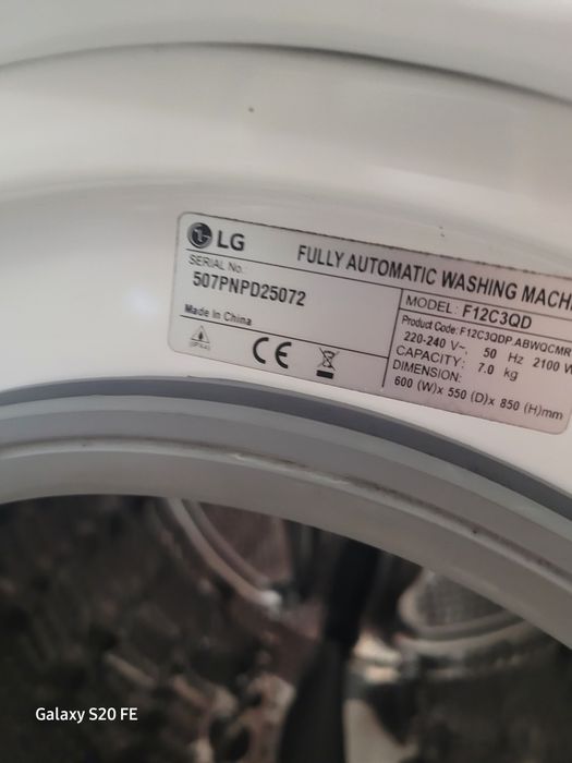 Masina spalat lg piese