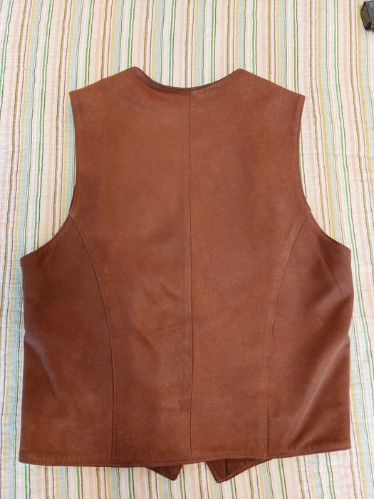 Жилетка натуральная кожа