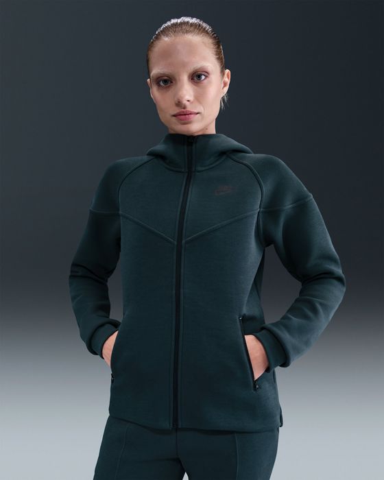 Анцуг Nike tech fleece, XS Тъмнозелен