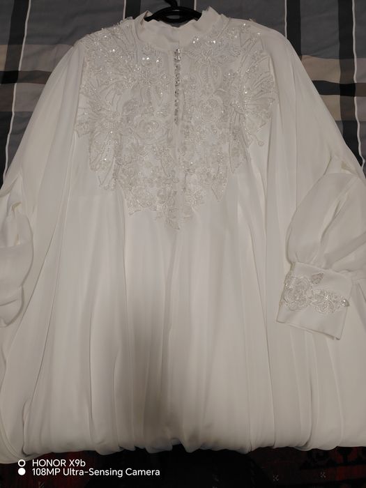 Abaya kelin ko'ylak 1 marta kiyilgan