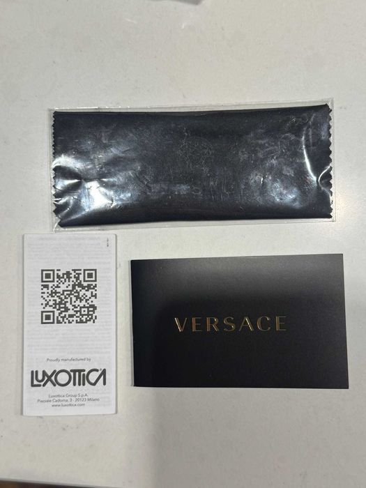 Ochelari de soare VERSACE - unisex, transparent grey (gri transparent)