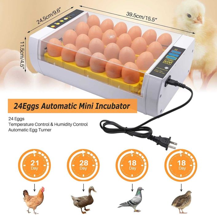 Автоматичен инкубатор 24 яйца - реф. код - 5