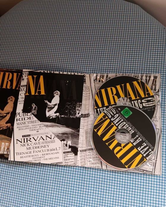 Kurt Cobain, Nirvana Live At Reading, rar, de coectie, emblematic Rock
