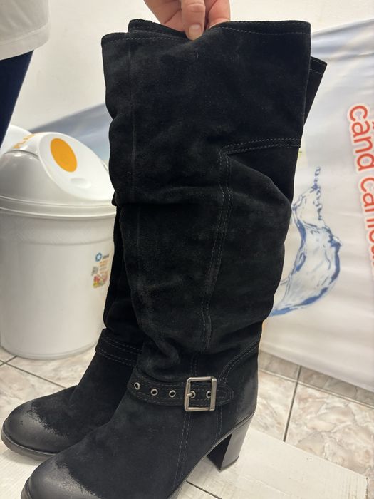 Cizme piele elegante
