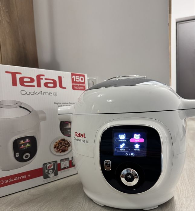 Multicooker TEFAL Cook4Me+ Connect CY855830, 6l, 1600W, 6 programe