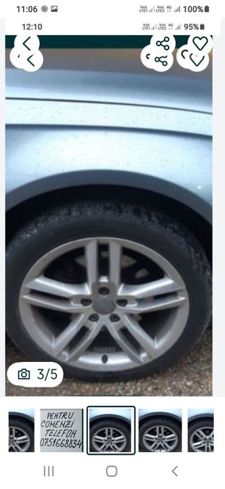 Jante cu cauciucuri pe 18