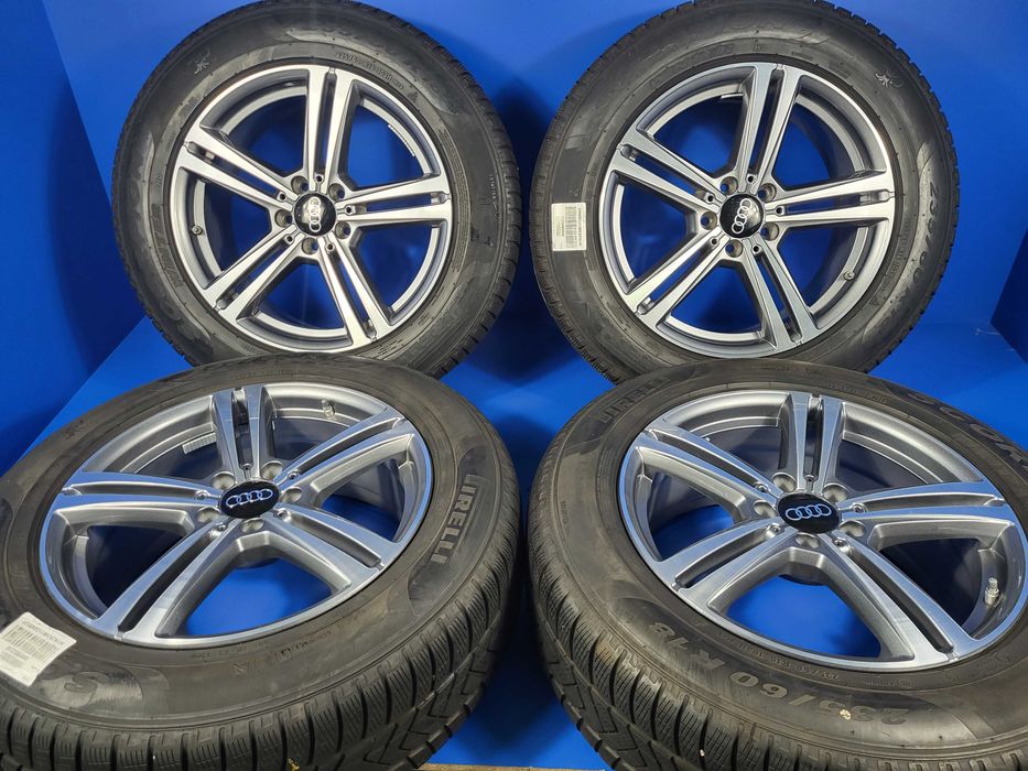 Vand jante/roti R18 pt Audi Q5 - anvelope 235 60 18 m+s foarte bune