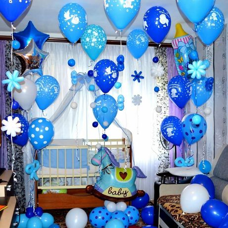 Оформление машины и комнаты выписки из роддома