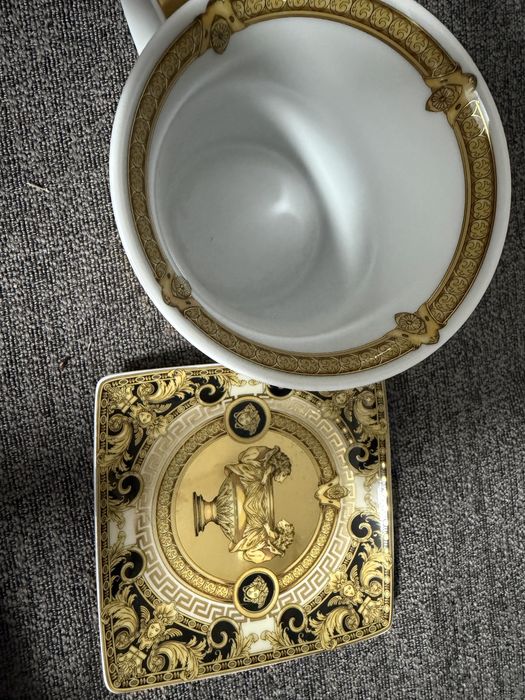 Set Cană și Farfurie Versace Rosenthal Originală