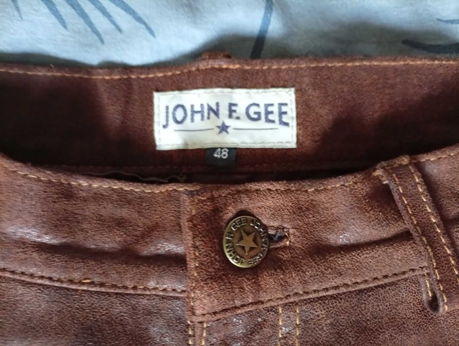 Кожени Дънки за езда-JOHN F.GEE 48