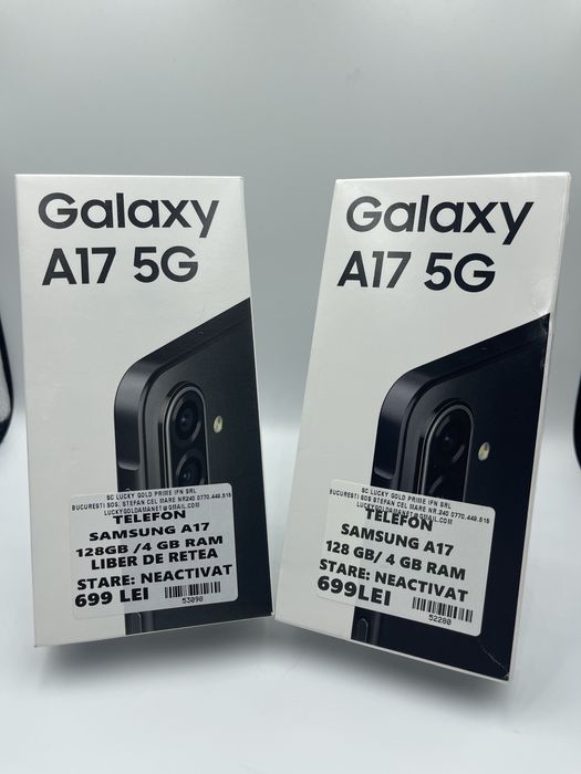 Samsung A17 Sigilate 128GB / 4GB Ram FACTURA/GARANTIE #53098/#52280