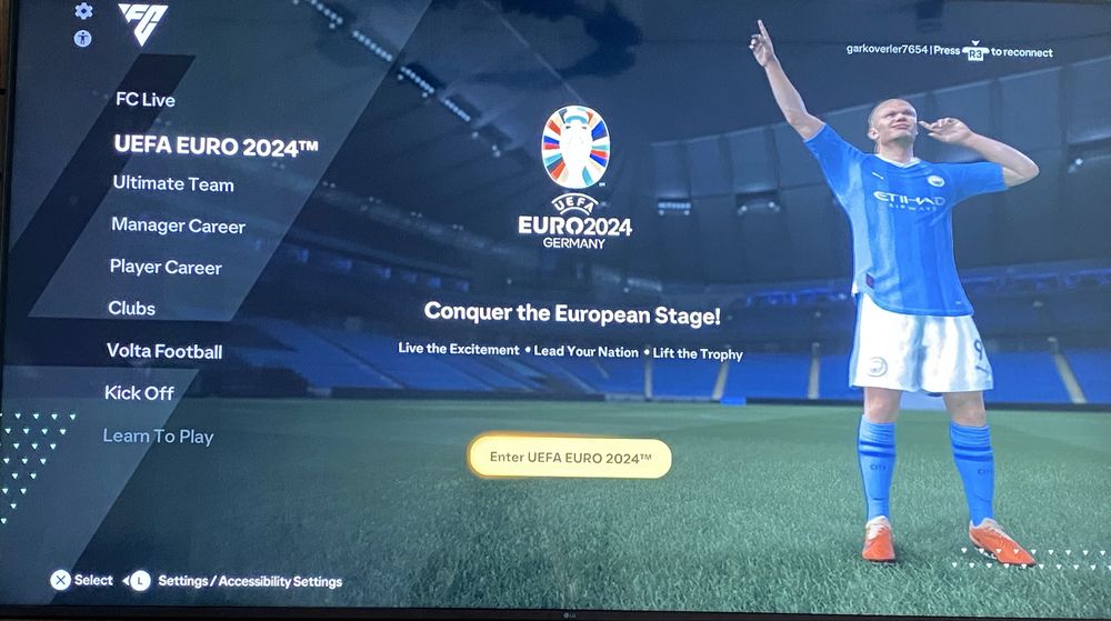 FC24 на PS4.