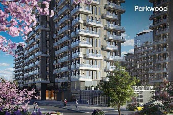 ЖК Parkwood ул.Нукус Макро 3-комн 9/13 83 м²+терраса 22 м² коробка