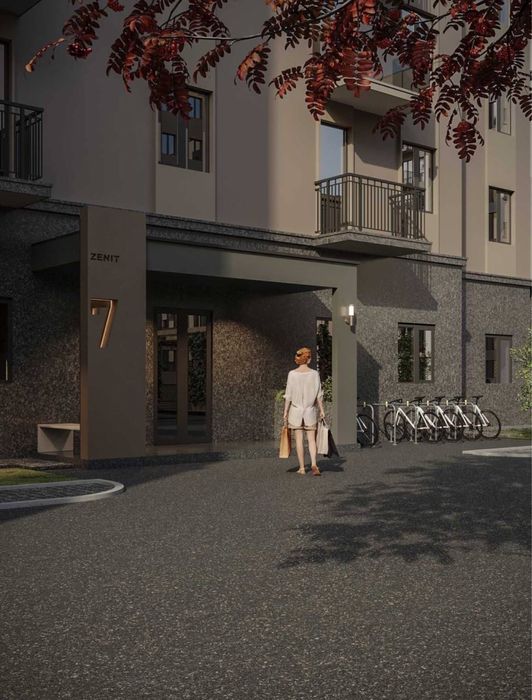 ЖК Зенит(Zenit) 2-комнатная квартира , White Box.