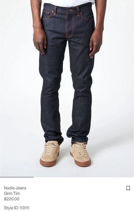 Мъжки класически дънки : NUDIE JEANS GRIM TIM 29
