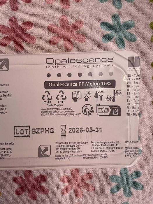 Гел за избелване на зъби