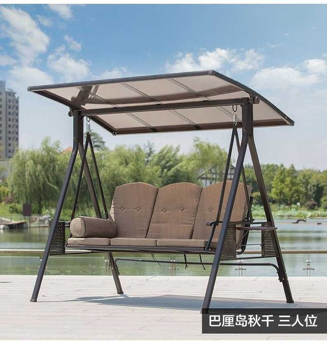 Mеталлический Качеля, с мягким матрасом