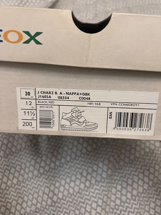 ботинки Geox на мальчика 30 размер