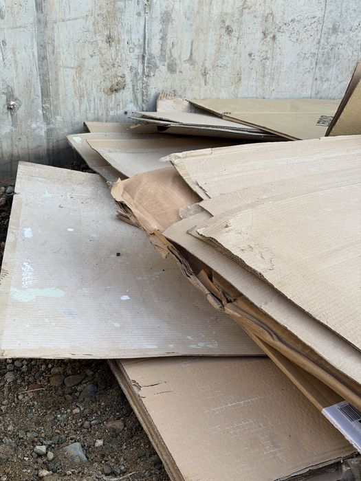 Картон бу для строительных работ