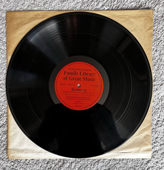 Винтажная Виниловая пластинка Людвиг ван Бетховен