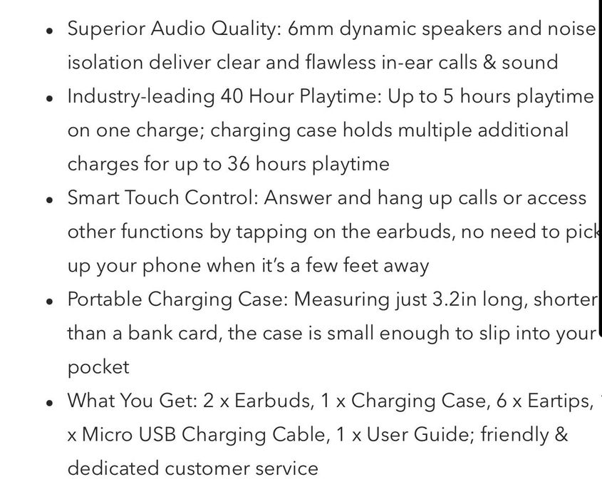 Безжични слушалки Taotronics