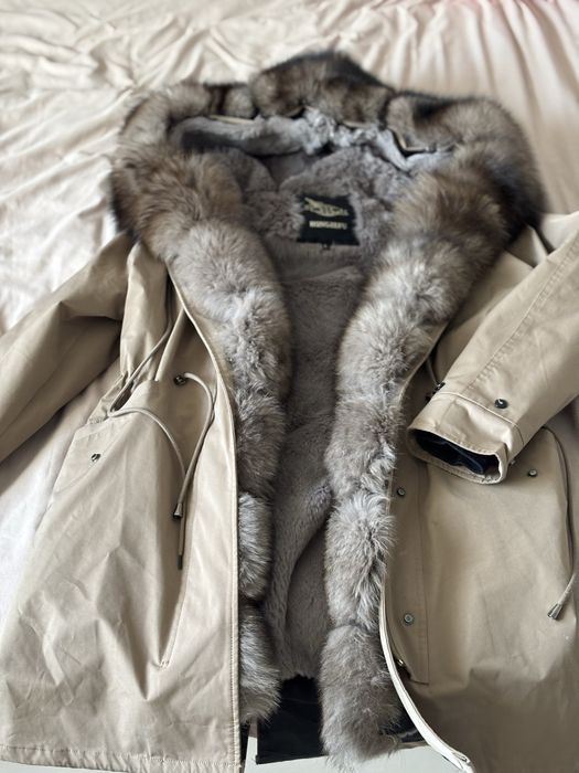 Парка с натуральным мехом
