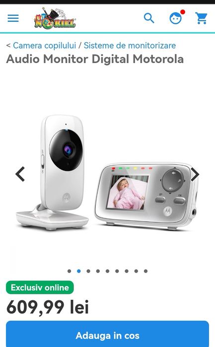 Baby monitor Motorola.