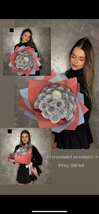 Buchete trandafiri de sapun