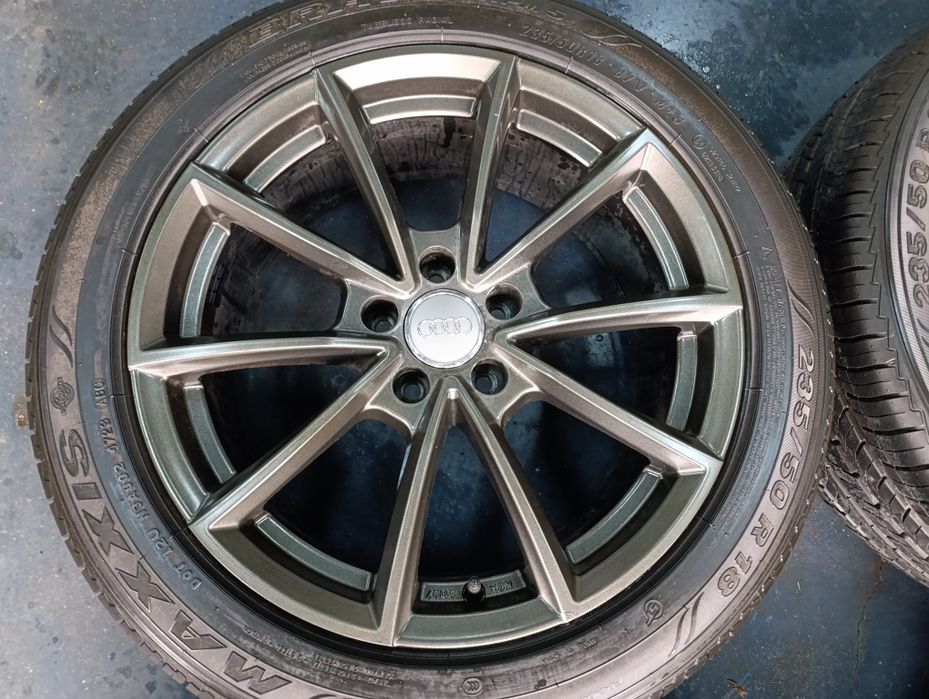 Jante  Audi A4,A5,A6 cu anvelope vara Noi 235 50 18 Maxxis Bravo HPM5