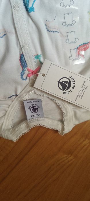 Pijama scurta Petit Bateau 12 luni