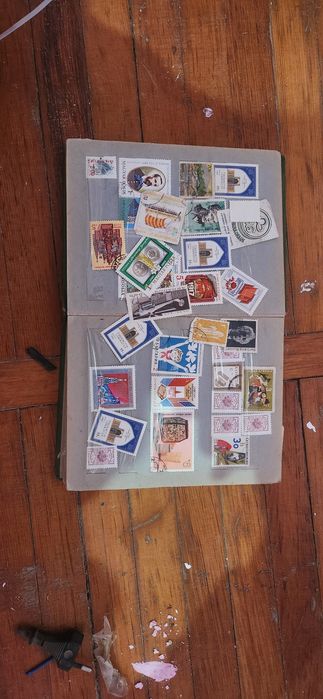 Марки альбом разные